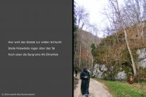 Das Glastal unterhalb der Burgruine Alt-Ehrenfels