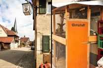 Einladend: Mittagessen im "Gasthaus Zur Rose" in Mühlhausen