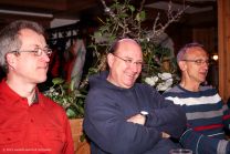 Edgar fühlt sich wohl in der Riesterecke: Norbert und Kurti