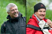 gut gelaunt: Jürgen und Wolfgang