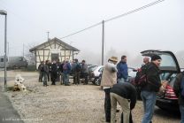 Sammeln am Bahnhof zum gemeinsamen Aufbruch