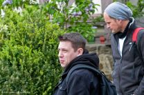 kurz vor dem Rückweg nach Sternenfels - Florian und Steffen