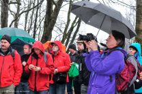 ...hochkonzentriert bei der Bildkontrolle