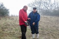 Rudi ganz entsetzt: "Mensch warom sagt mir des koiner, mein Hosalada isch die ganz Zeit sperrangelweit offa gwesa!