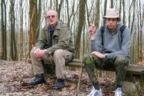 Werner Müller und Florian im Pause-Modus