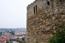 Burgruine Löffelstelz - mächtige Mauern über dem Enztal