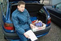 ...der alljährliche OWA-Eierverkauf kann beginnen