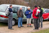 Ein Parkplatz in Sonderbuch: Fehlanzeige - Wir parken wild am Ortstrand