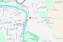 Blickrichtung auf Enzbrücke in Mühlhausen - nächstes Bild