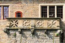 rustikale, mittelalterliche Architektur