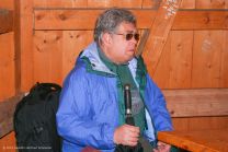 Ulli aus Benningen - immer mit Begeisterung und Regenschirm dabei