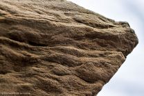 gewaltiger Fels an der Burgruine