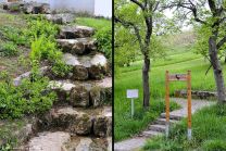 von der Kraichquelle ist es ein Katzensprung in die Weinberge...