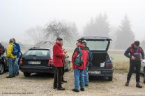 Treffpunkt am Bahnhof in Vehringendorf: Fast alle sind schon angekommen