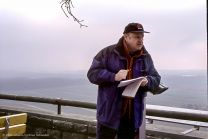 erste Rast ist das Dürrenzimmerner Horn - Rudis Begrüßungsrede