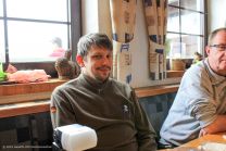 ist wetterfest und gut drauf: Florian