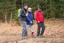 Steffen, Rudi und Wolfgang beim morgentlichen Schwätzchen