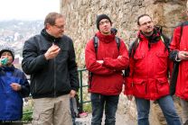 Felix der Trinker, Joachim der Apfel-Mann, Chef-Sherpa Benni und Alexander - alles gute Zuhörer