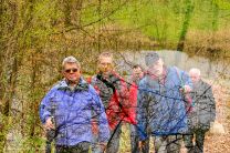 Ulli mit seiner Wandertruppe - wieder ein klasse Foto aus Udos Experimental-Trickkiste