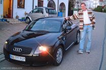 vor dem OWA-Start bei Lörchers im Morgengrauen - Größenwahn hat einen Namen: Franks Audi Sport