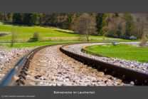 Bahnstrecke im Laucherttal