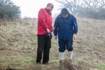Edgars Profi-Tipp:  "also Rudi - als erschtes musch fei gucka, dass du an sichera Stand hasch beim Schwätza"
