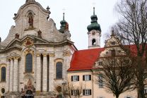 Die barocke Klosterkirche in Zwiefalten