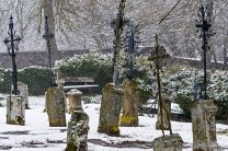 uralter Klosterfriedhof auf dem Kirchberg