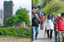 Weitermarsch nach Kürnbach - wir verlassen die Ravensburg