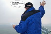 Rudi ist voll am Schwelgen und erteilt spontan den österlichen OWA-Segen