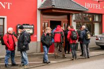 nach dem Mittagessen: Flucht nach draußen