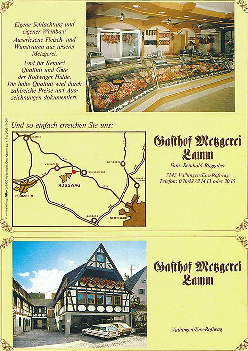 Prospekt - Gasthof Lamm