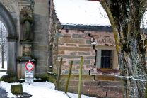 Eingang zum Kloster Kirchberg: vom Alter gezeichnet...